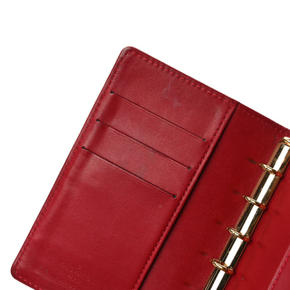 Louis Vuitton Vernis Small Ring Agenda Cover Pomme D'Amour 9 of 9
