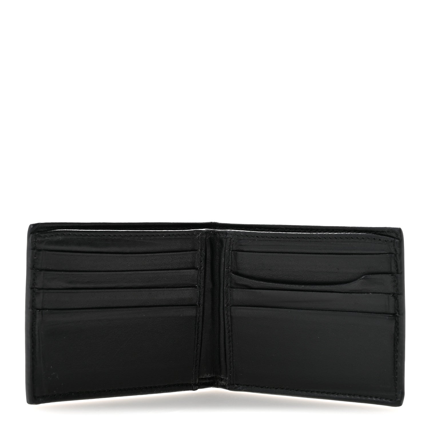 Gucci Plutone Calfskin Logo Bi-Fold Wallet Black 5 of 11