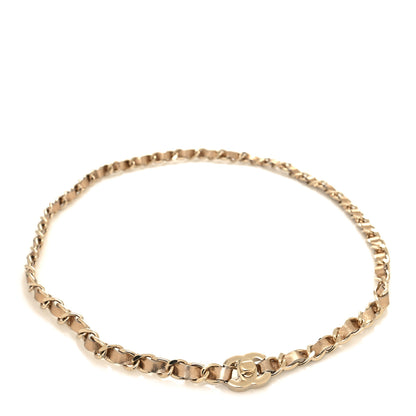 Chanel Metallic Lambskin CC Turnlock Chain Belt Gold 1 of 4