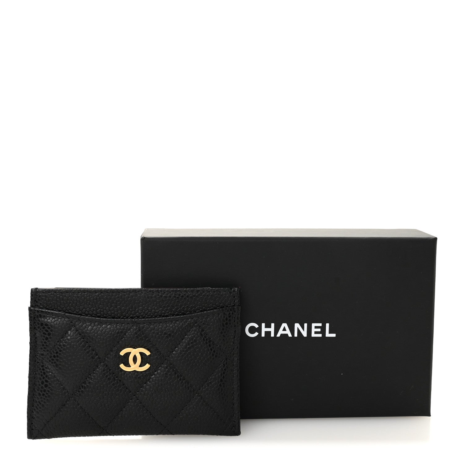 Chanel Caviar Quilted Card Holder Black 9 of 9