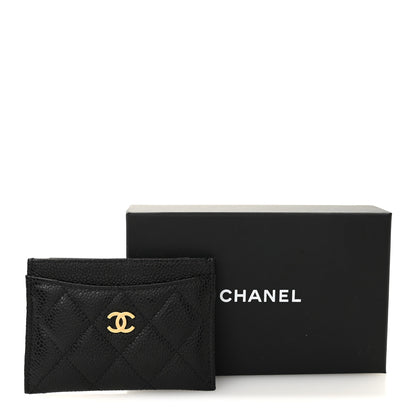 Chanel Caviar Quilted Card Holder Black 9 of 9