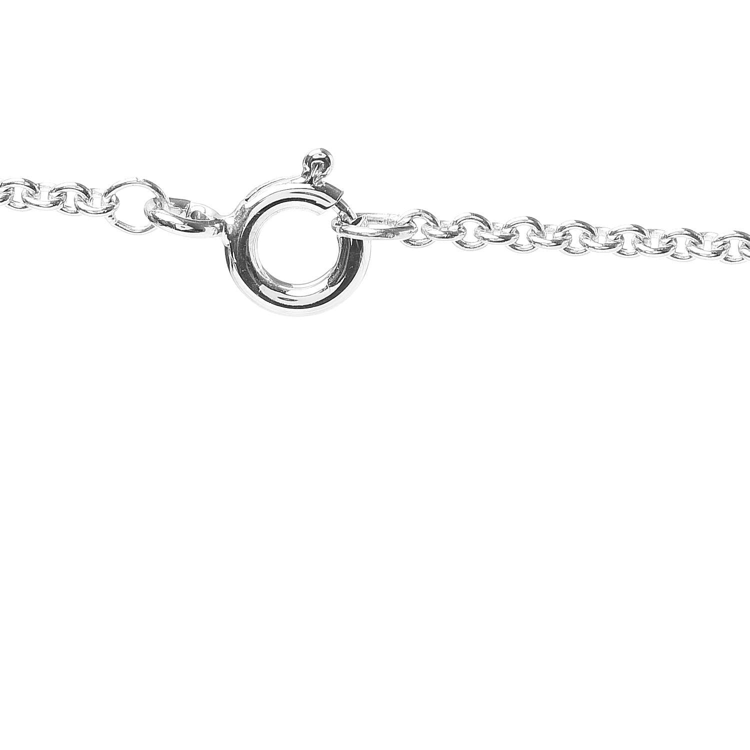 Tiffany Sterling Silver Heart Lariat Necklace 6 of 8