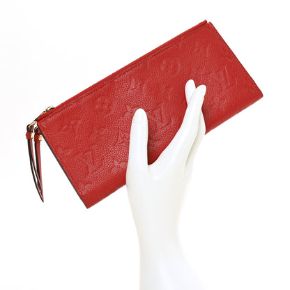 Louis Vuitton Empreinte Adele Wallet Cherry 2 of 8