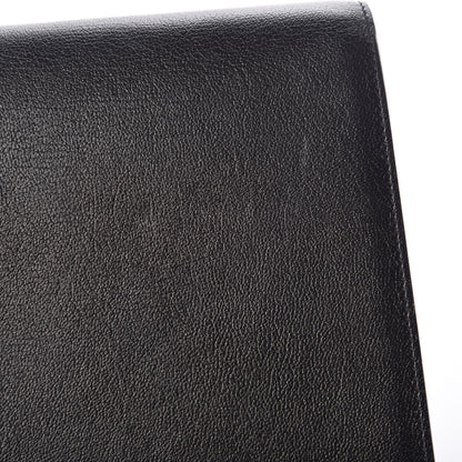 Saint Laurent Calfskin Monogram Large Belle De Jour Clutch Black 9 of 9