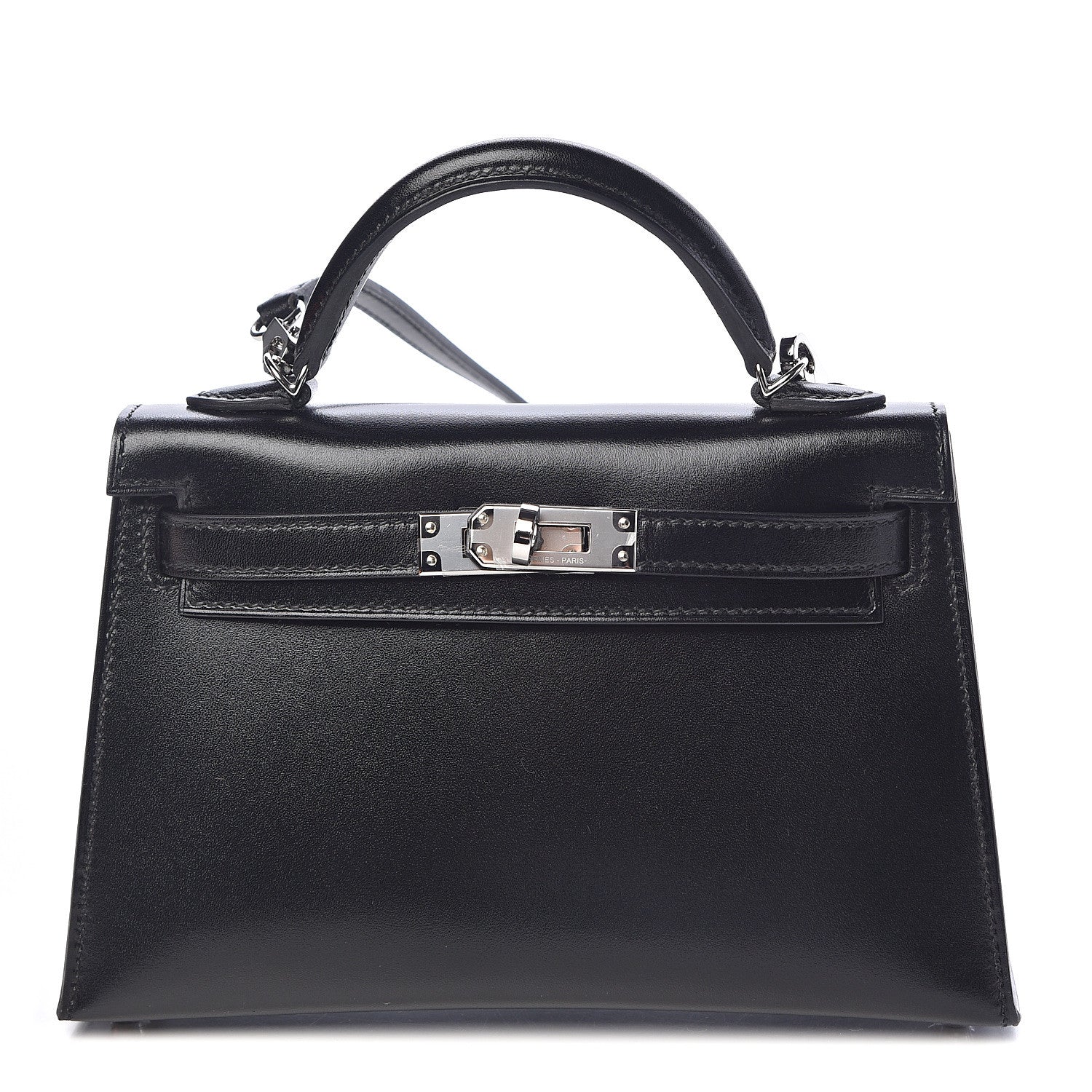 Hermes Box Mini Kelly Sellier 20 Black 1 of 35