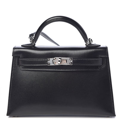 Hermes Box Mini Kelly Sellier 20 Black 1 of 35