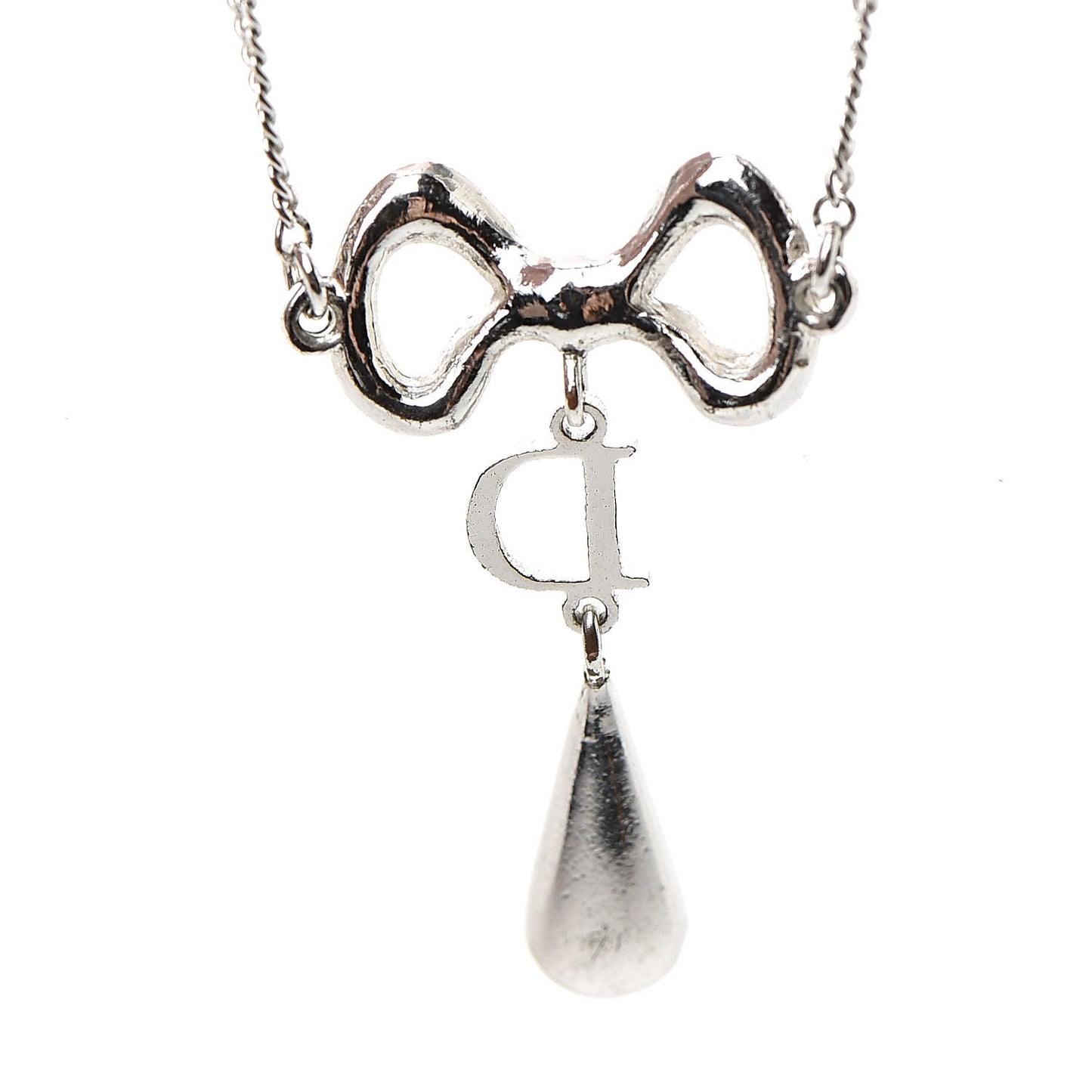 Metal Bow Bracelet Silver