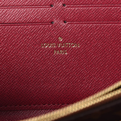 Louis Vuitton Monogram Clemence Wallet Fuchsia 6 of 7