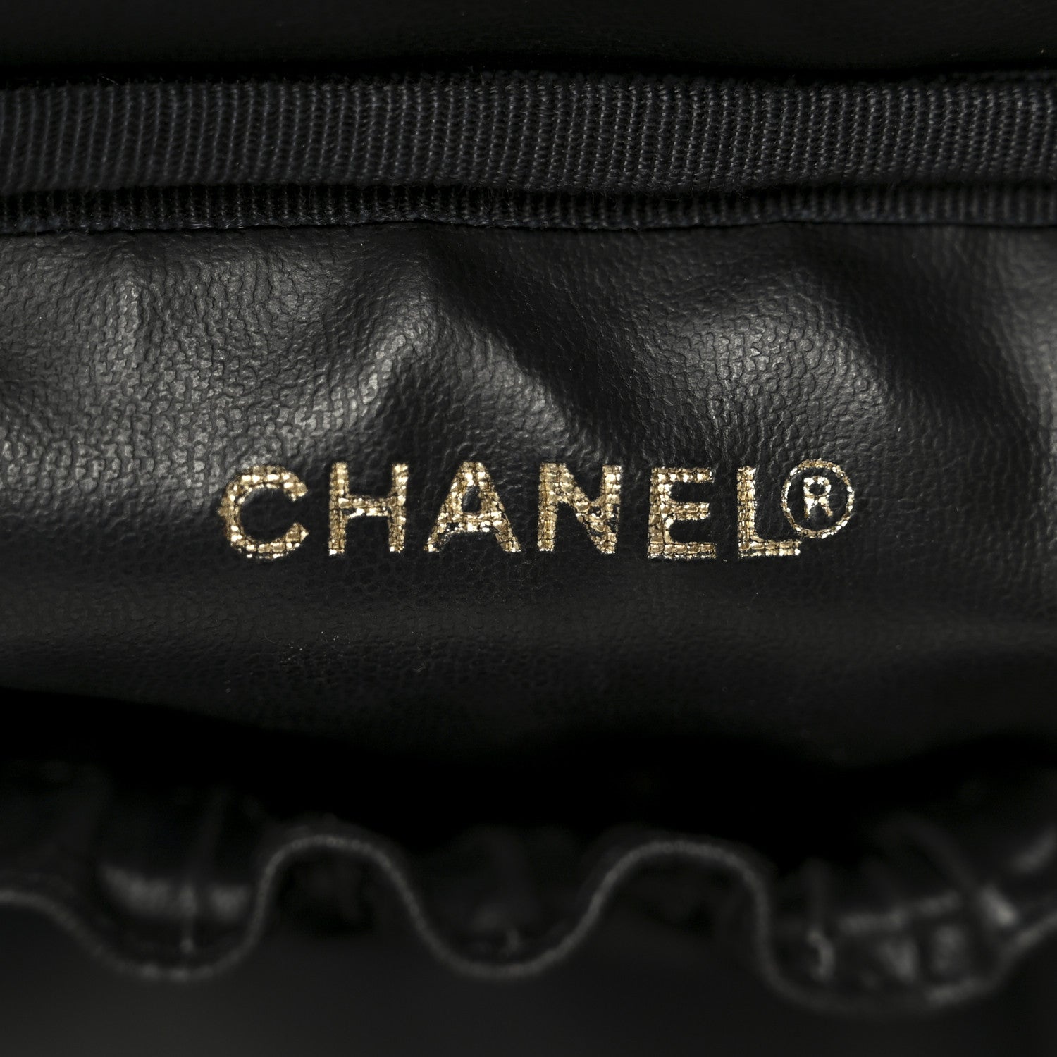 Chanel Caviar Vanity Cosmetic Case Black 6 of 11