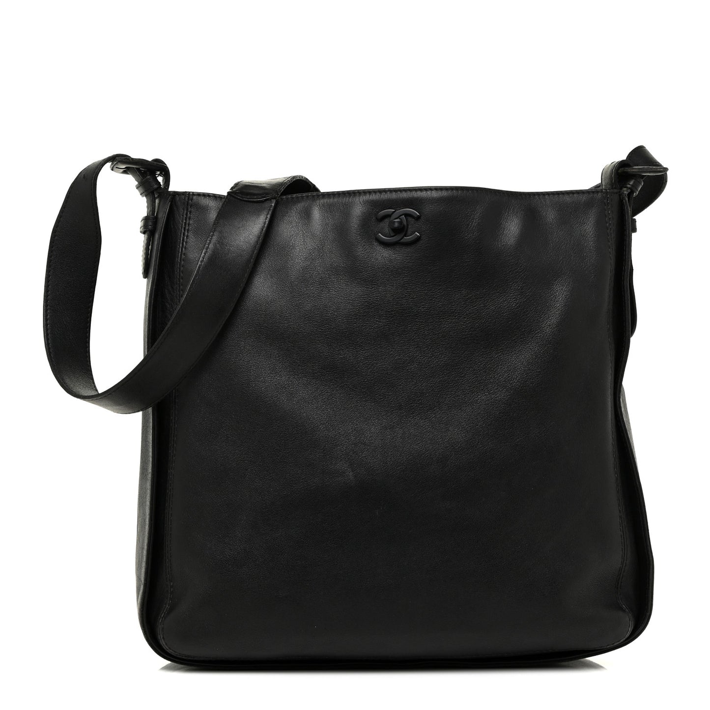Lambskin Messenger Black