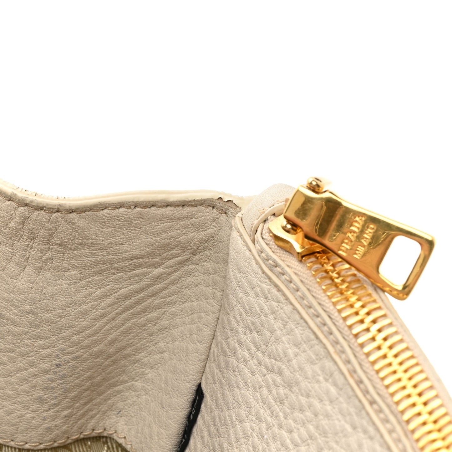 Vitello Daino Large Double Zip Tote Talco