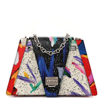 Louis Vuitton Calfskin Splash Print Trapeze Black White Red 1 of 12