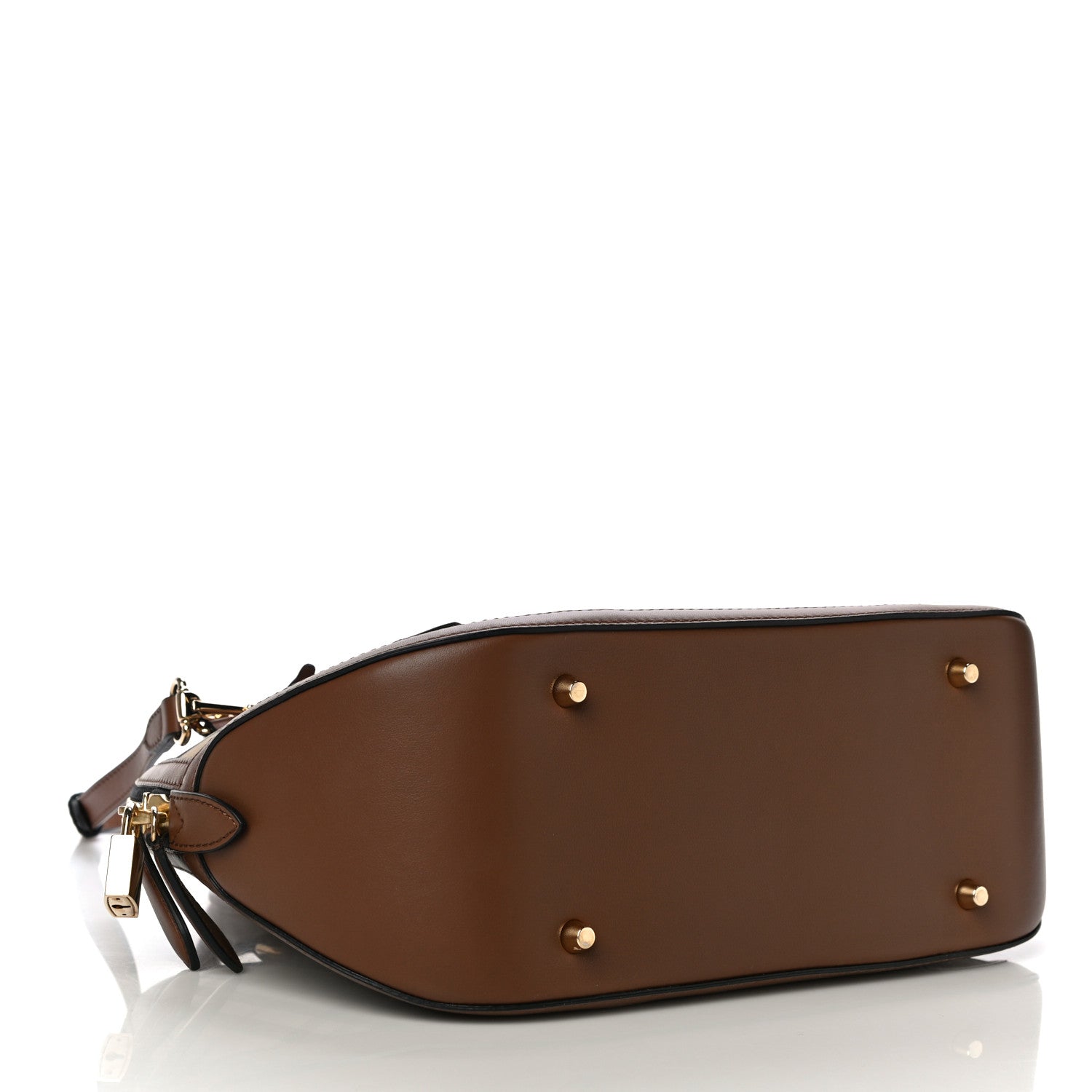 Burberry Horseferry Check Small Orchard Bowling Bag Tan 4 of 9