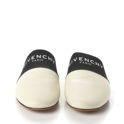 Givenchy Lambskin Bedford Logo Mule Slides 36 Beige 2 of 9