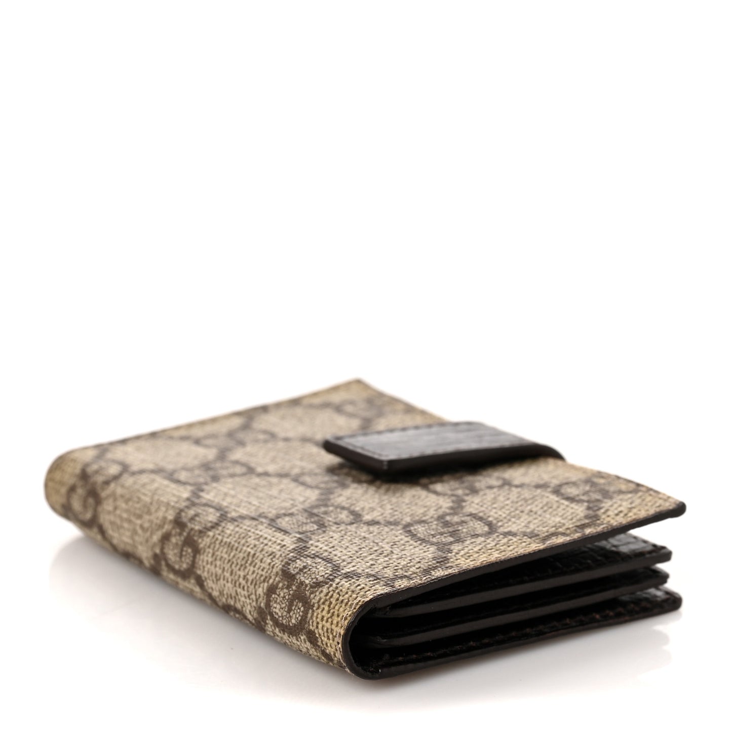 Monogram GG Plus Avel Card Holder Wallet Beige Ebony Cocoa