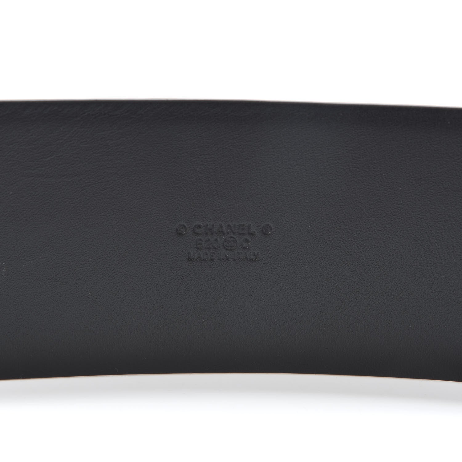 Chanel Lambskin CC Belt 80 32 Black 3 of 6