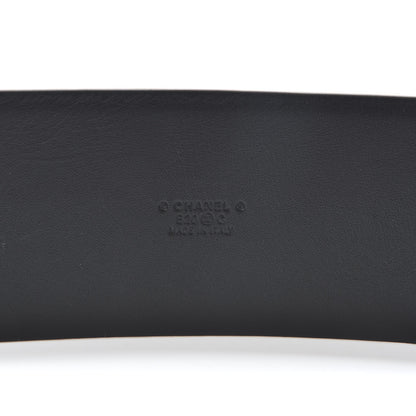 Chanel Lambskin CC Belt 80 32 Black 3 of 6
