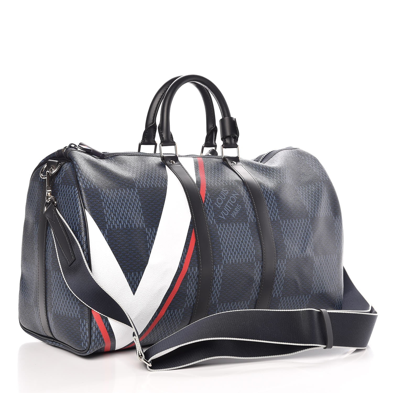 Louis Vuitton Damier Cobalt America's Cup Regatta Keepall Bandouliere 55 3 of 7