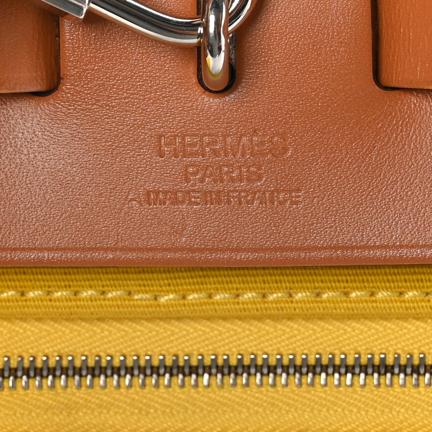 Vache Hunter Toile Herbag Zip 31 PM Lime Naturel