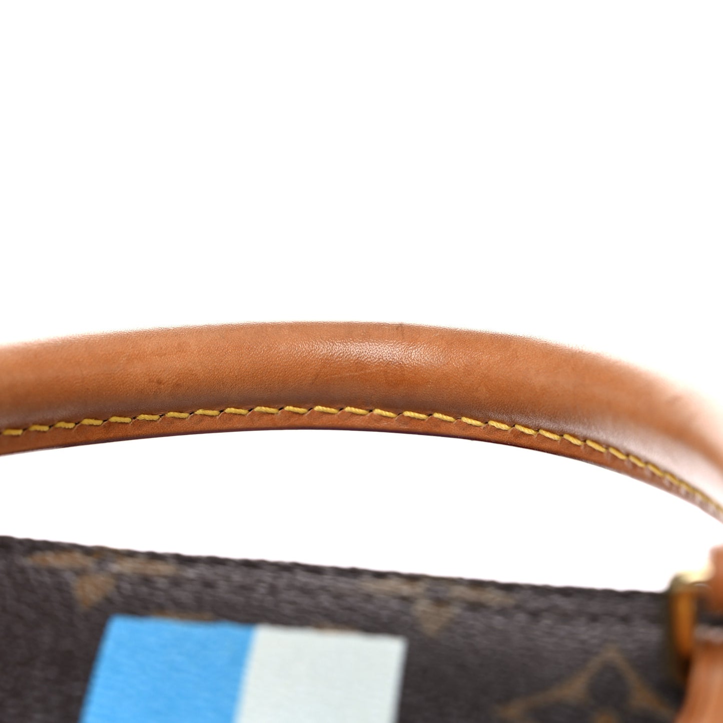 Monogram My LV Heritage Speedy Bandouliere 40 Gris Blue Clair