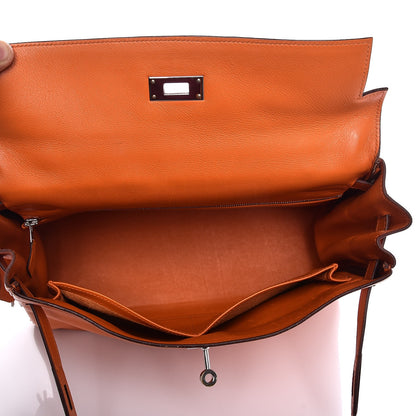 Hermes Swift Kelly Retourne 32 Orange 9 of 32