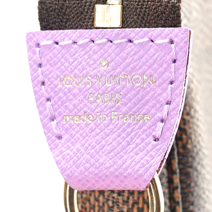Louis Vuitton Damier Ebene Illustre Mini Pochette Accessories Violet 7 of 10