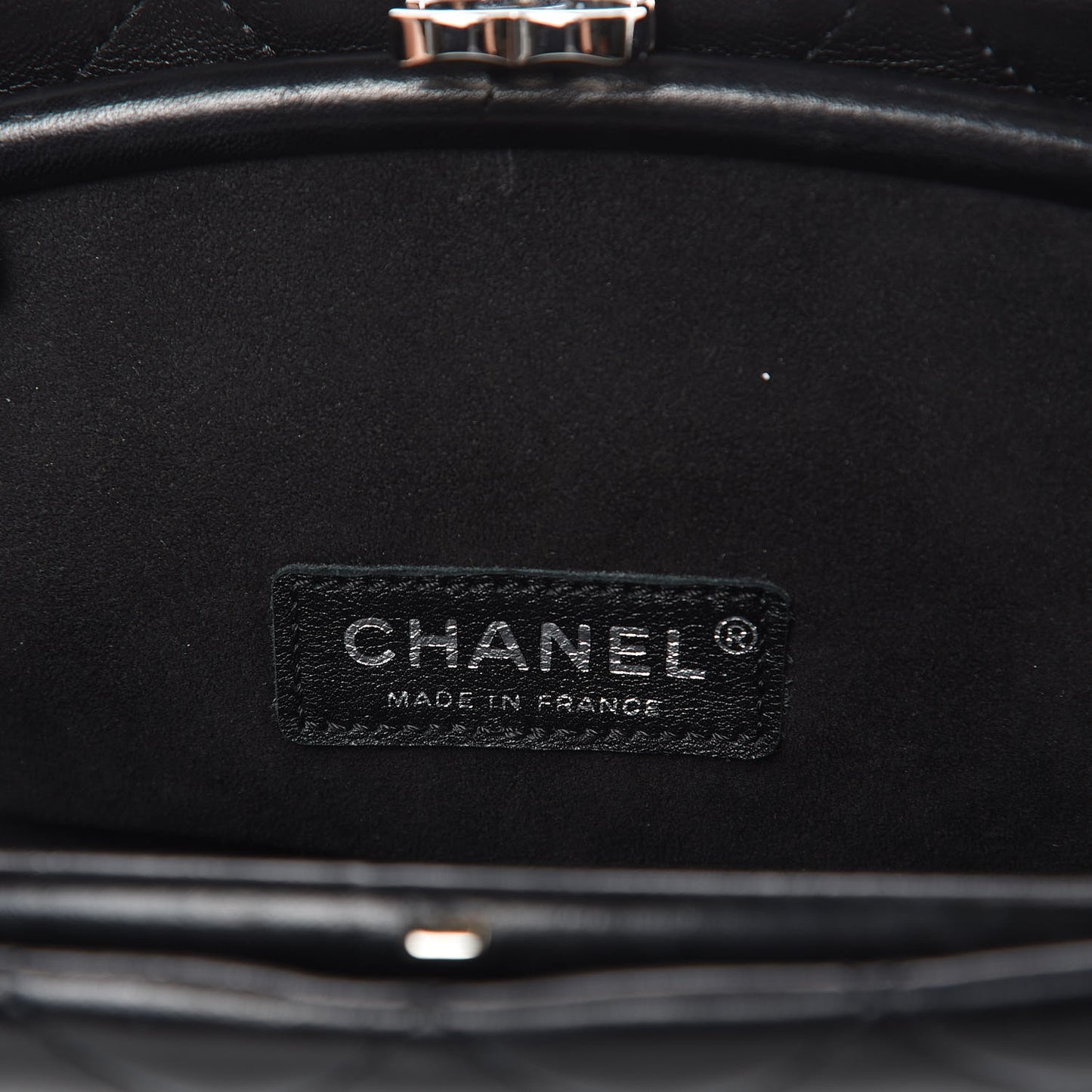 Lambskin Quilted Clutch Black