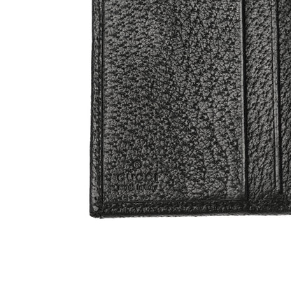Gucci Monogram Mini Flap French Wallet Black 9 of 10
