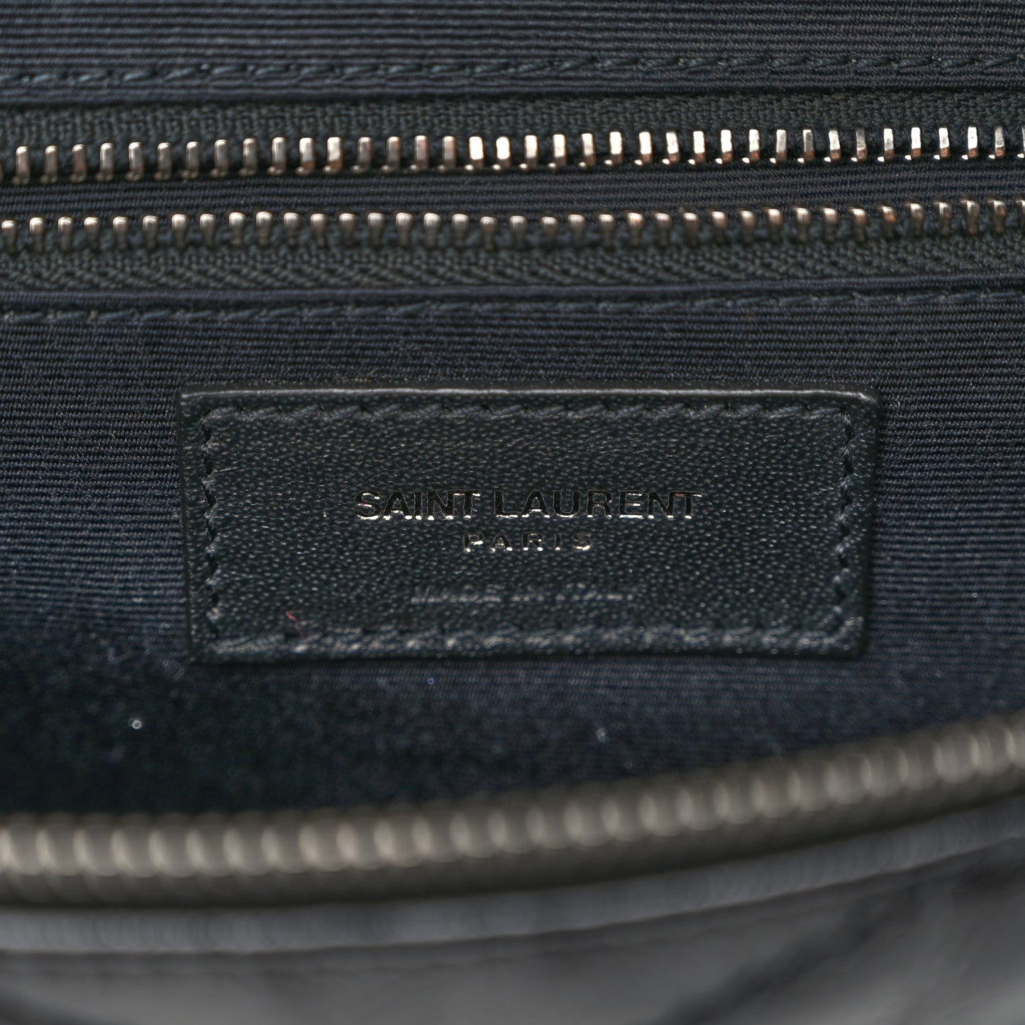 Crinkled Calfskin Matelasse Monogram Niki Body Bag Black