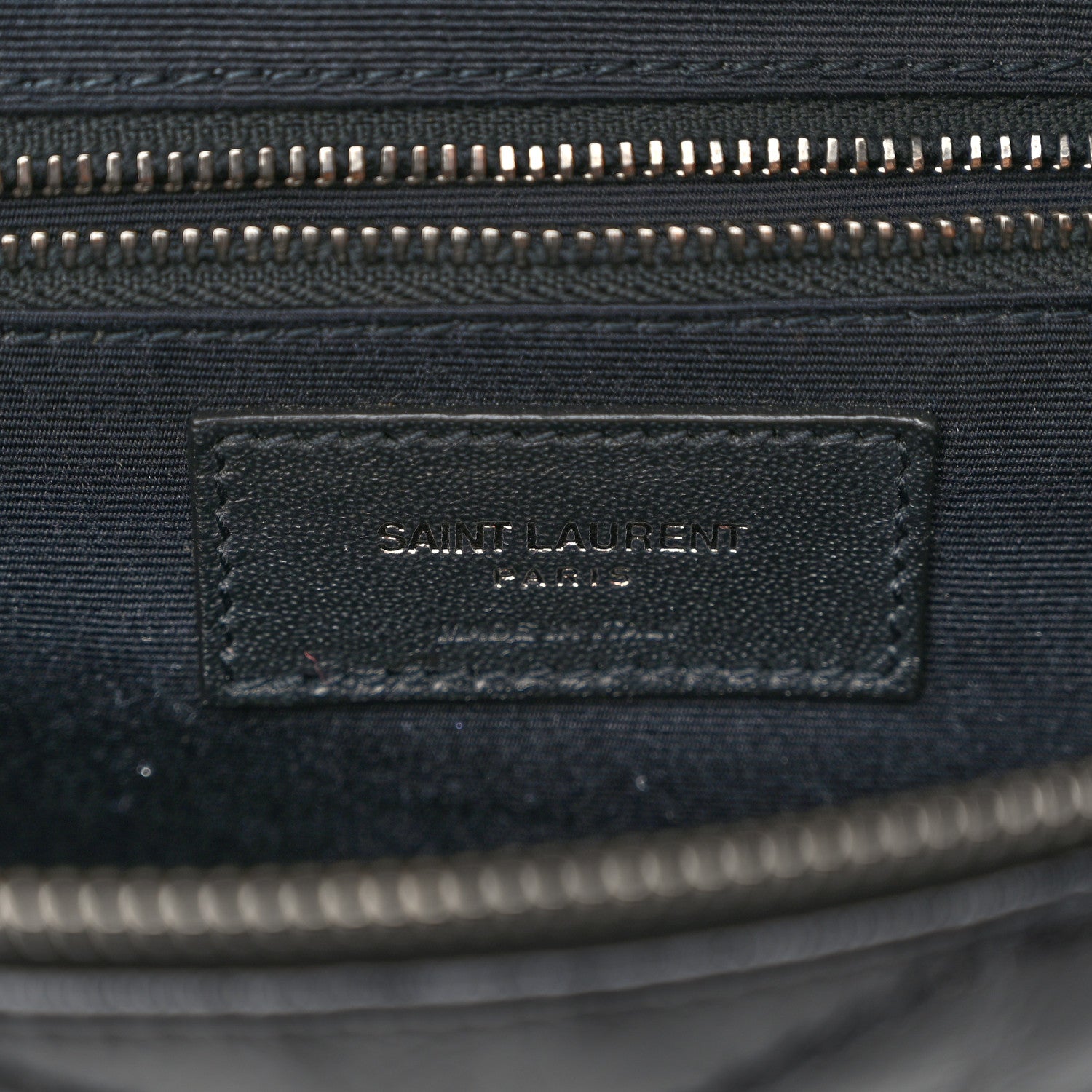 Saint Laurent Crinkled Calfskin Matelasse Monogram Niki Body Bag Black 6 of 11