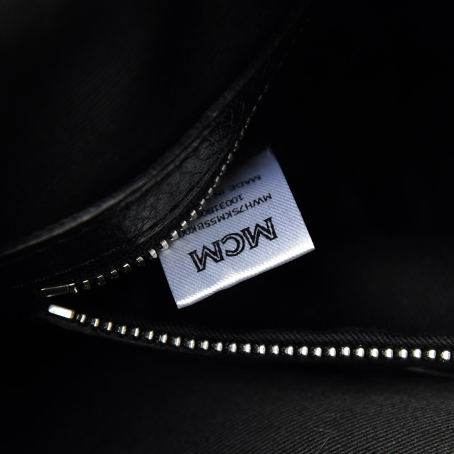 MCM Calfskin Ottomar Large Klara Hobo Black 9 of 12