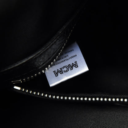 MCM Calfskin Ottomar Large Klara Hobo Black 9 of 12