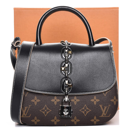 Louis Vuitton Calfskin Monogram Chain It Bag PM Black 8 of 8