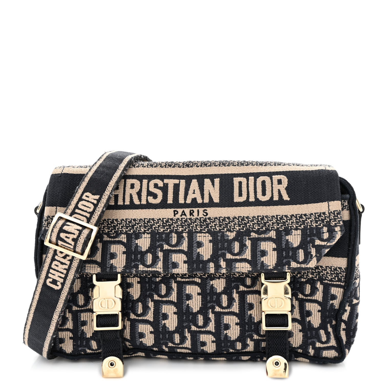 Christian Dior Oblique Small Diorcamp Messenger Blue 1 of 12