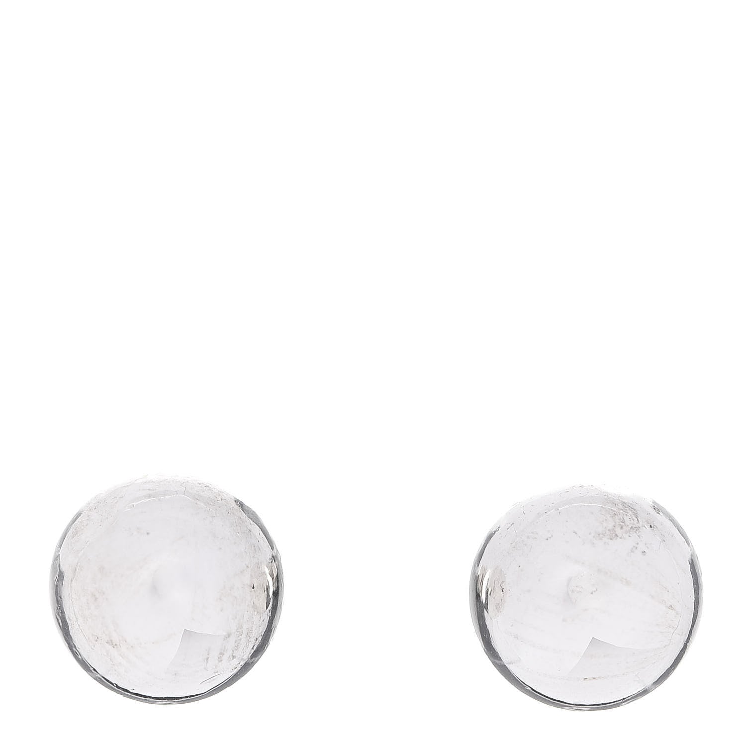 Tiffany Sterling Silver 10mm HardWear Ball Earrings 1 of 4