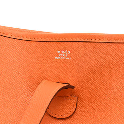 Hermes Epsom Evelyne III PM Orange 6 of 10