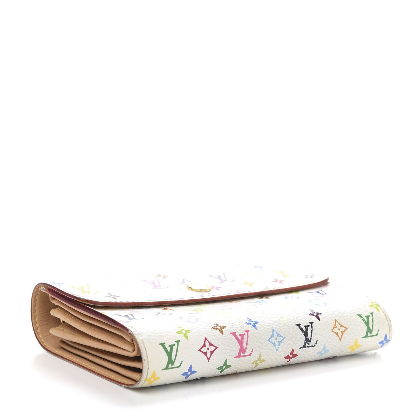 Monogram Multicolor Alexandra Wallet White