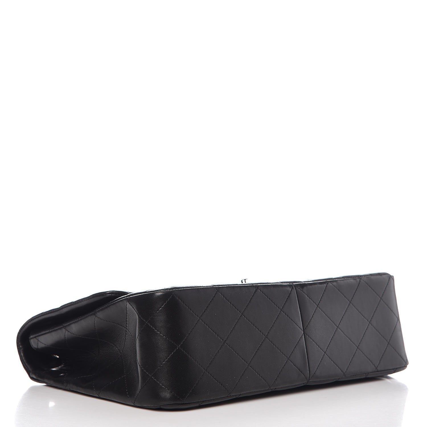 Chanel Lambskin Quilted Jumbo Single Flap Black 5 of 11