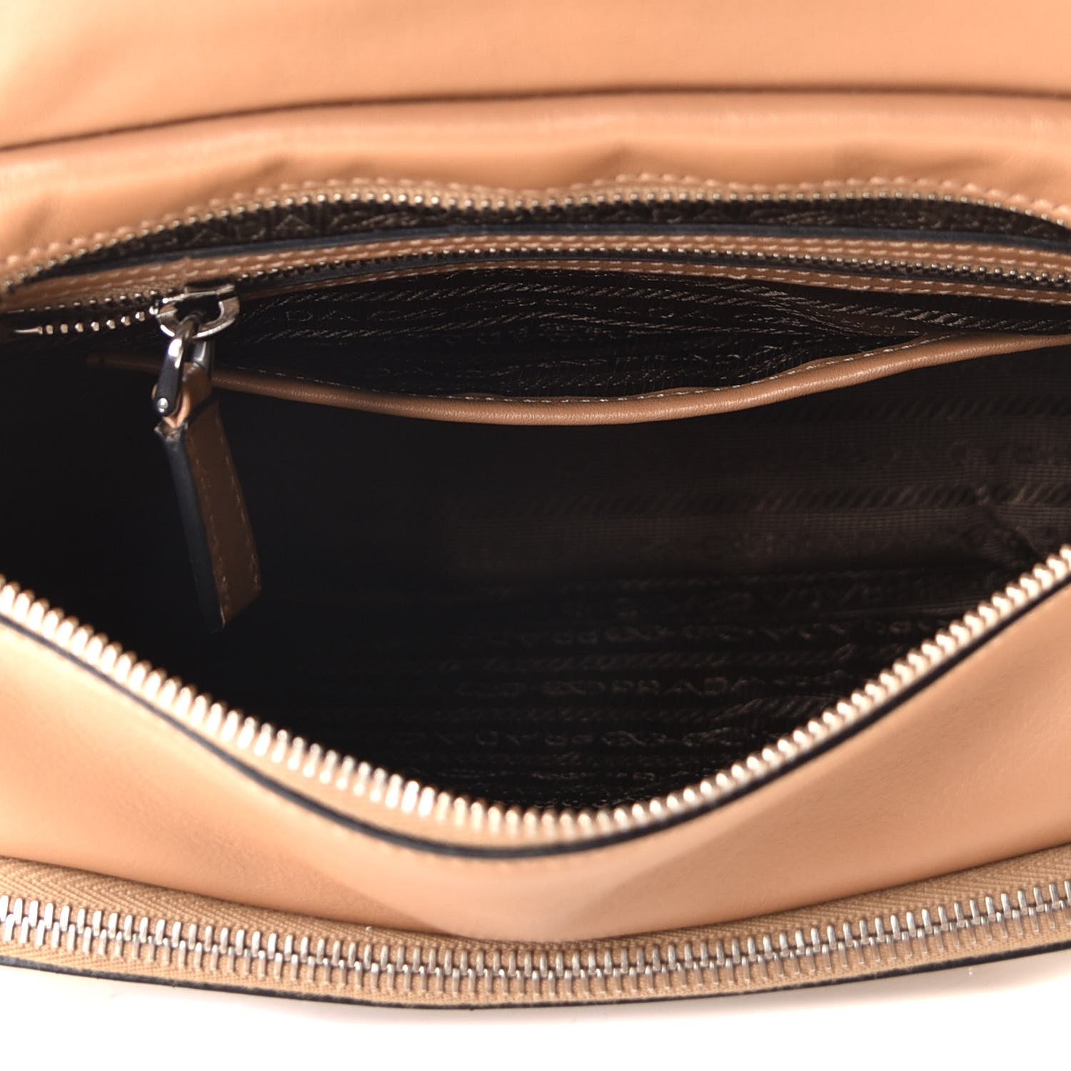 Prada Soft Calf Messenger Bag Caramel 6 of 10