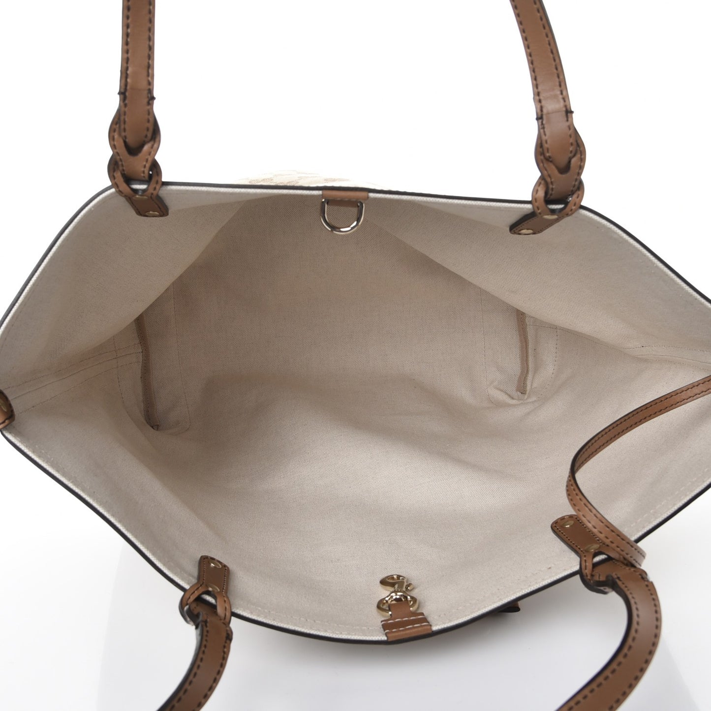 Monogram Large Craft Tote Light Brown