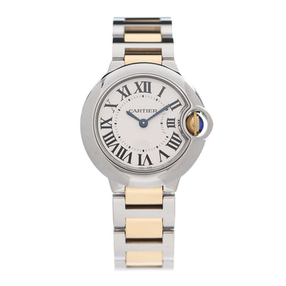 Cartier Stainless Steel 18K Yellow Gold 28mm Ballon Bleu De Cartier Quartz Watch 1 of 5
