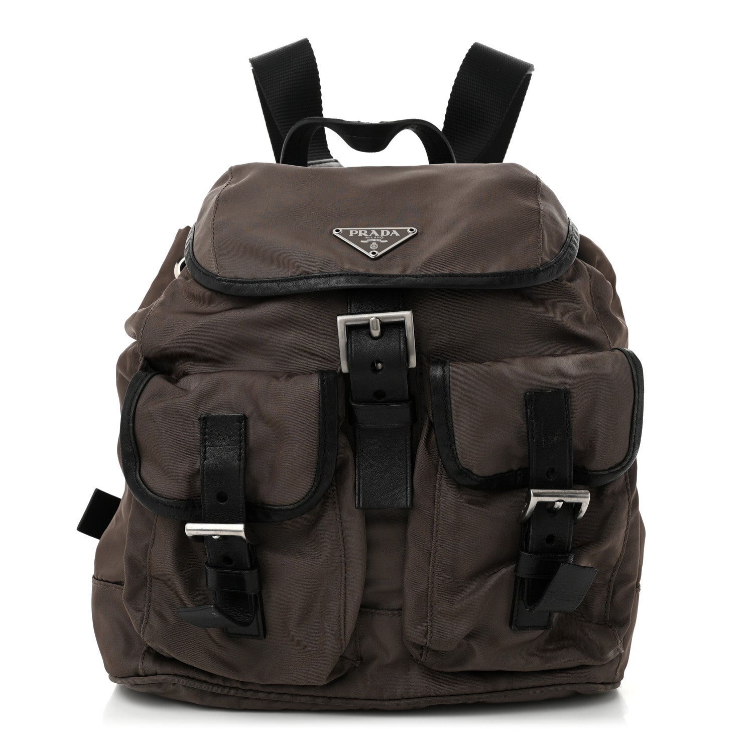 Prada Nylon Vela Small Backpack Fumo Black 1 of 11