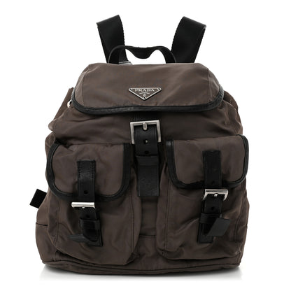 Prada Nylon Vela Small Backpack Fumo Black 1 of 11