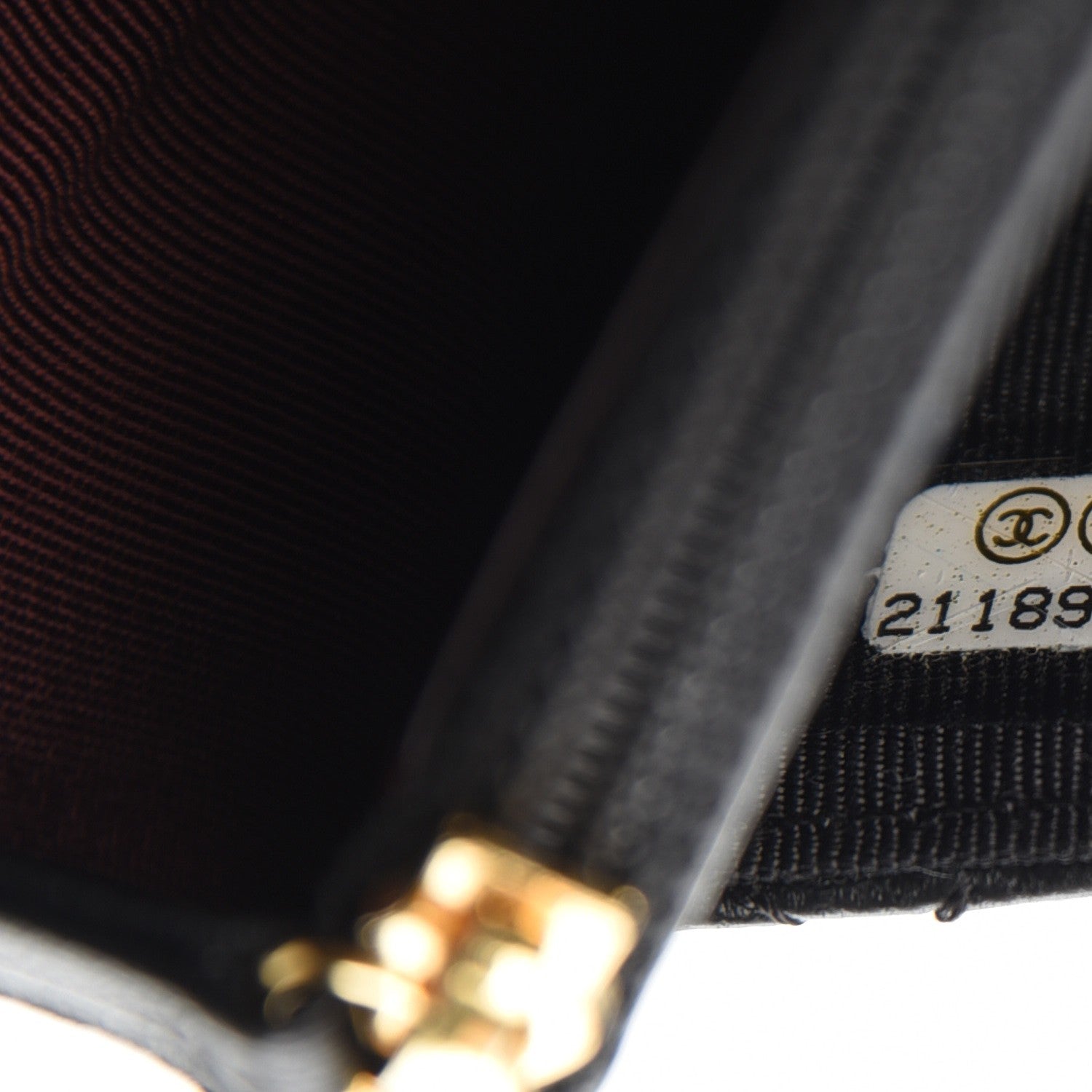 Chanel Lambskin Quilted Wallet On Chain WOC Black 8 of 8
