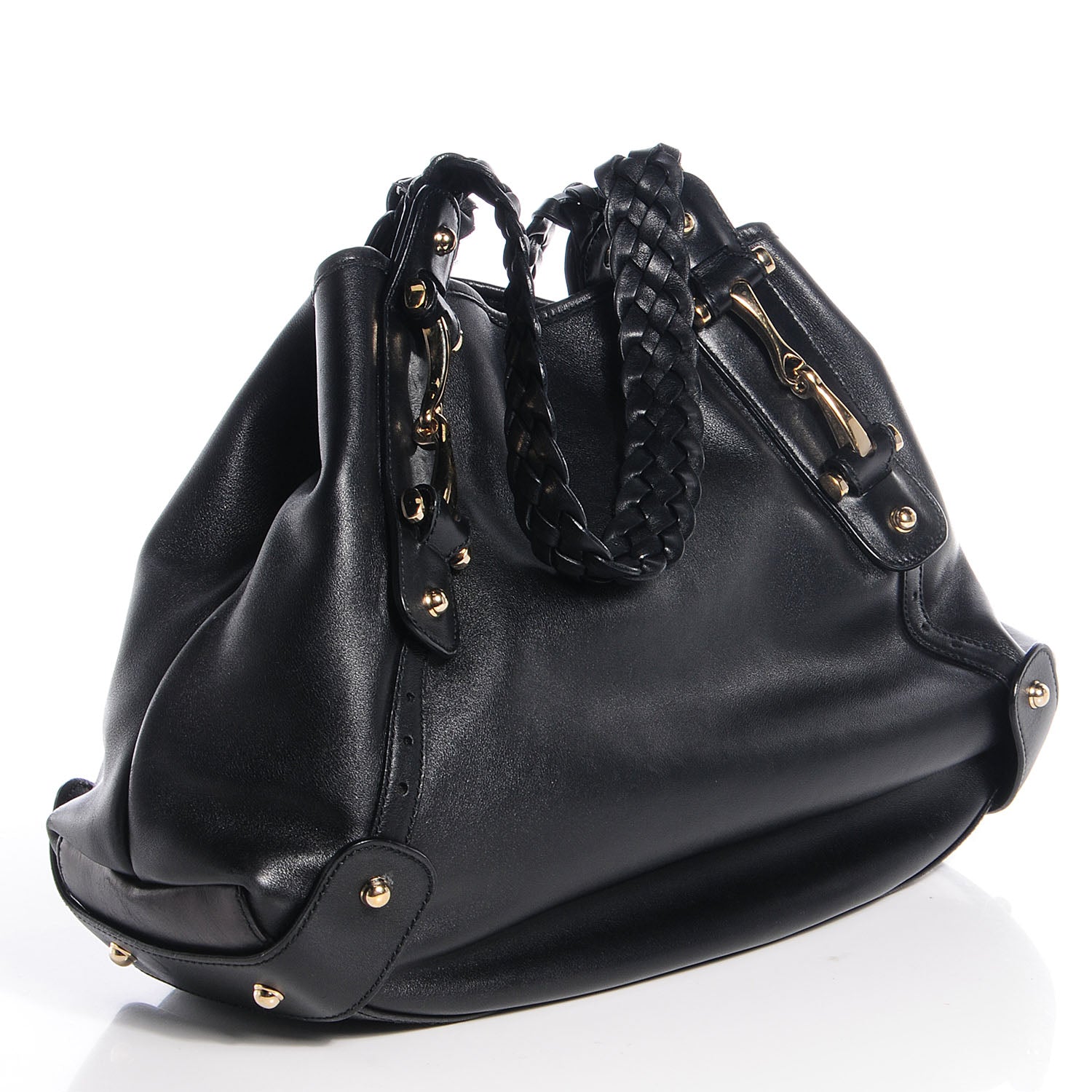 Gucci Leather Medium Pelham Shoulder Bag Black 3 of 8