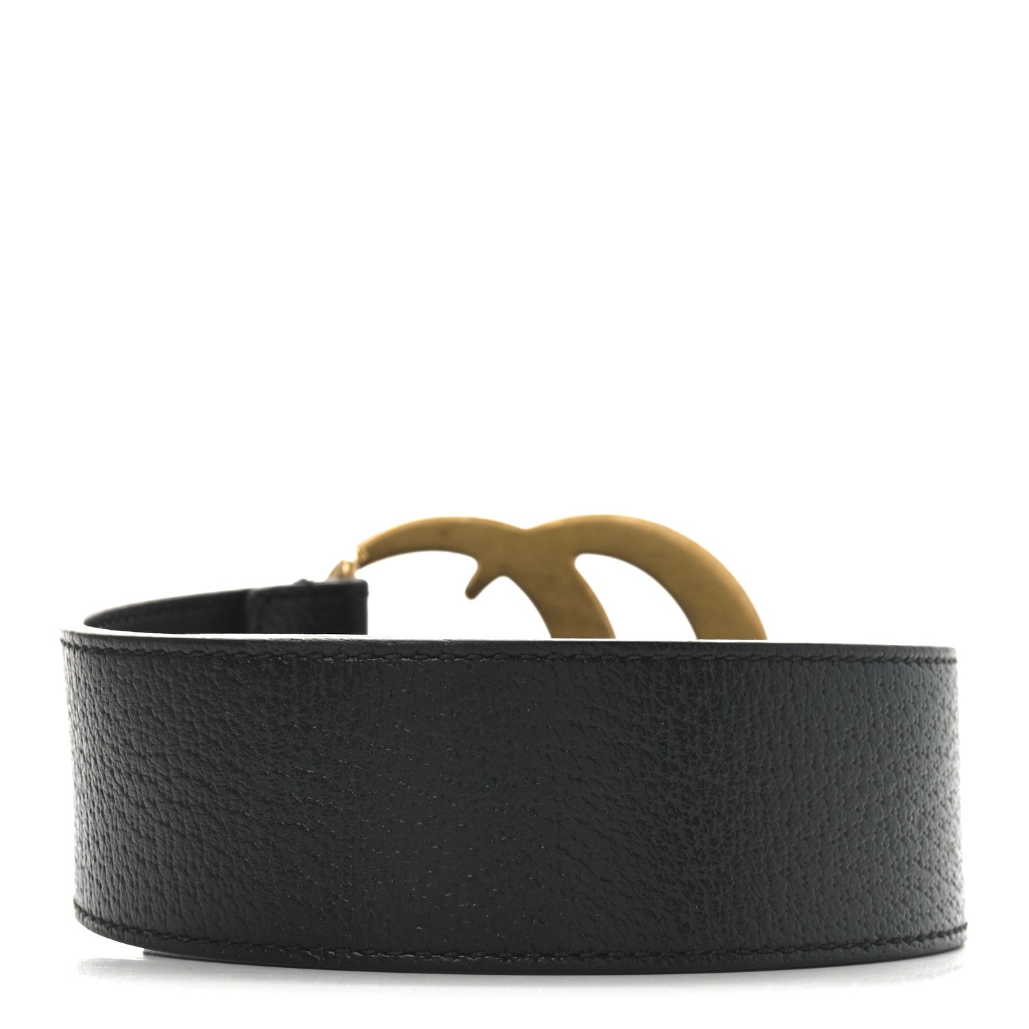 Gucci Textured Calfskin Double G 40mm Belt 105 42 Black 2 of 4