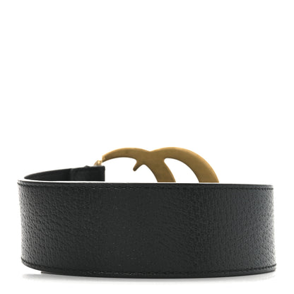 Gucci Textured Calfskin Double G 40mm Belt 105 42 Black 2 of 4