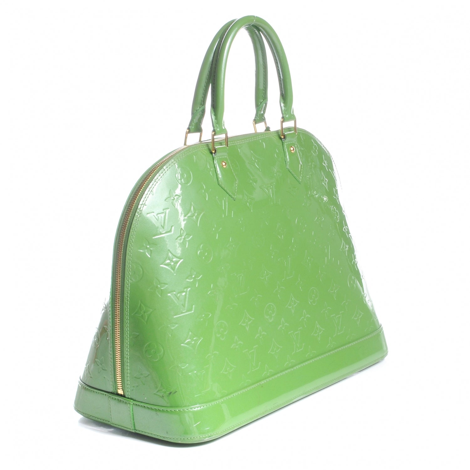 Louis Vuitton Vernis Alma GM Vert Tonic 3 of 9