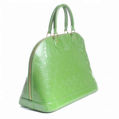 Louis Vuitton Vernis Alma GM Vert Tonic 3 of 9