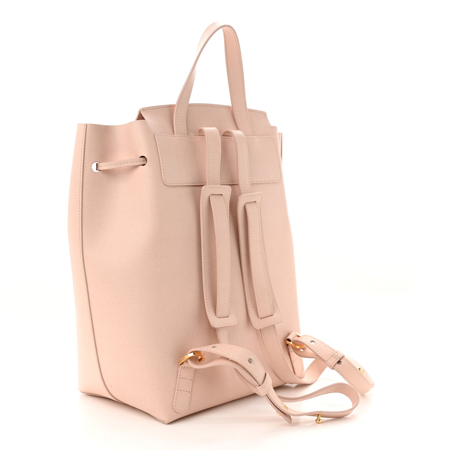 Grained Calfskin Mini Backpack Rosa
